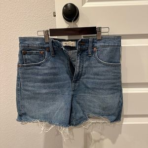 Madewell denim shorts